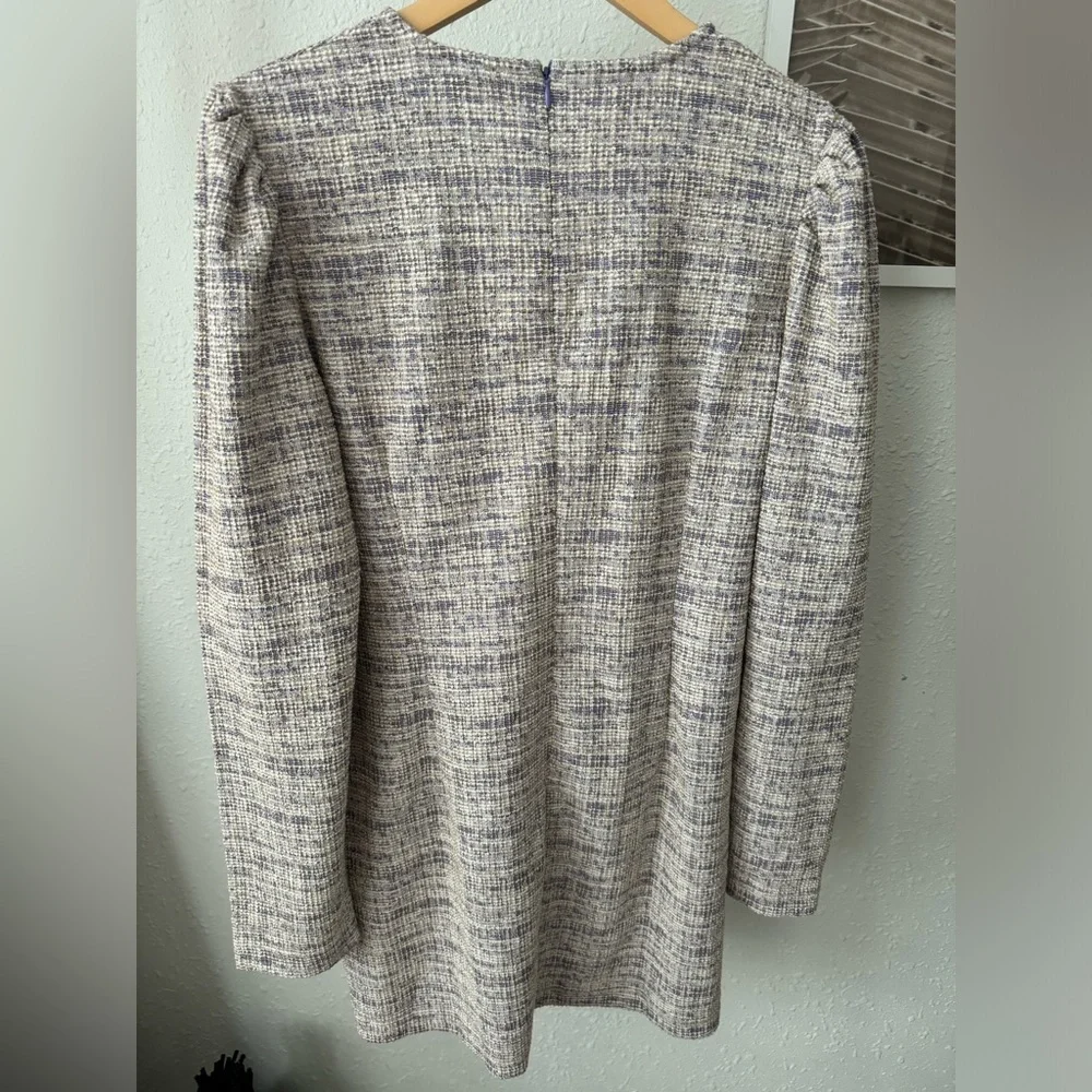 NWT - Aqua Lavender Tweed Mini Dress - Size XL - Picture 7 of 8